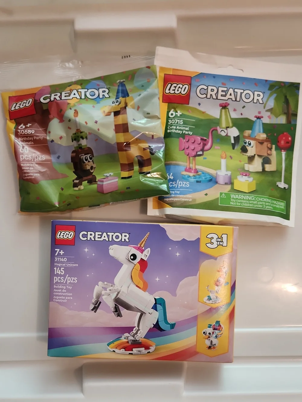 Lego Creator - 3 Sets Unopened